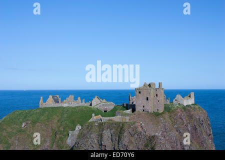 Großbritannien, Schottland, Aberdeenshire, in der Nähe von Stonehaven, Ruinen von Dunnottar castle Stockfoto