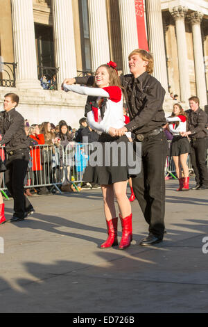 Der See Highlands High School Wildcat Wranglers dance Team, von Texas ...