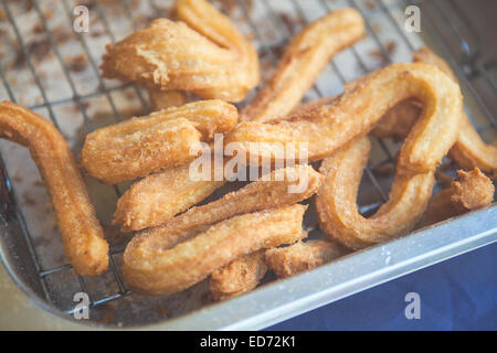 Churros Spanisch Donut Streetfood festival Stockfoto