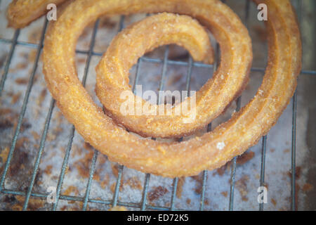 Churros Spanisch Donut Streetfood festival Stockfoto