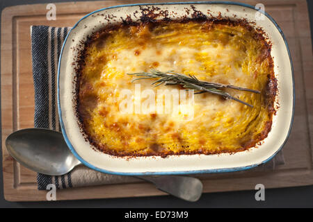 traditionelle Shepards pie Stockfoto