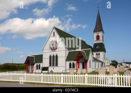 Kirche in Trinity, Neufundland, Kanada Stockfoto
