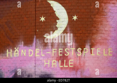 Händel-Festspiele Halle (Saale) - Graffiti Stockfoto