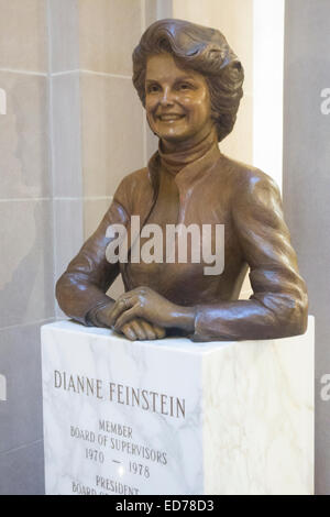 Innenraum der San Francisco City hall Stockfoto