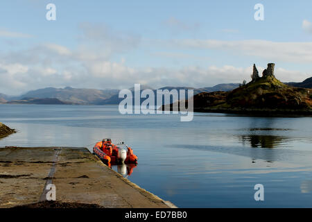 Kyleakin auf der Isle Of Skye, Schottland Stockfoto