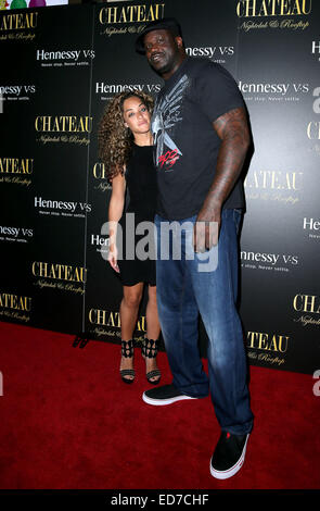 Shaquille O' Neal DJ Debüt am Chateau Nightclub & auf dem Dach im Paris Hotel and Casino in Las Vegas mit: Shaquille O' Neal wo: Las Vegas, Nevada, Vereinigte Staaten, wann: 28. Juni 2014 Stockfoto