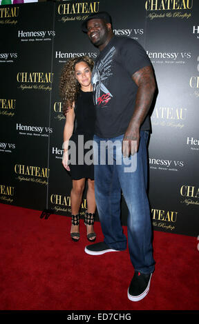 Shaquille O' Neal DJ Debüt am Chateau Nightclub & auf dem Dach im Paris Hotel and Casino in Las Vegas mit: Shaquille O' Neal wo: Las Vegas, Nevada, Vereinigte Staaten, wann: 28. Juni 2014 Stockfoto