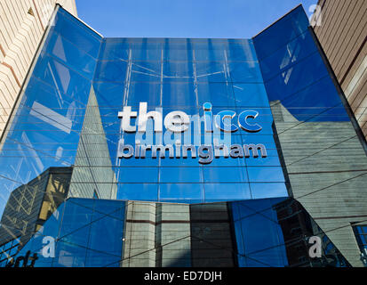 Eingang zum internationalen Kongresszentrum in Birmingham England UK Stockfoto