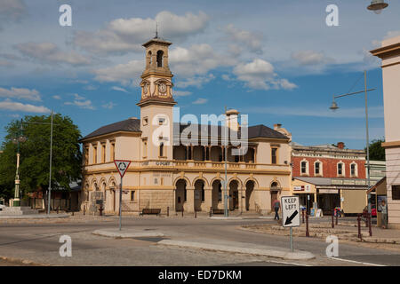 Der historische architektonische Beechworth Postamt (1858-74) Beechworth Victoria Australia Stockfoto