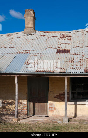 Die Shamrock Inn (1856) Pionierdorf von Hartley in den Blue Mountains in New South Wales Australien Stockfoto