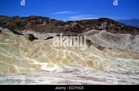 Zabriskie Point. Black Mesa in der Wüste. Lage - Zabriskie Point, Nevada. Stockfoto