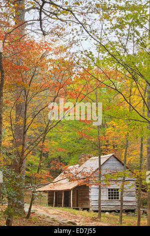 Noah "Knospe" Ogle Place, Great Smoky Mountains National Park, Tennessee, USA Stockfoto