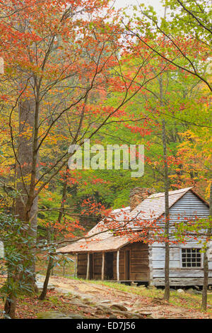 Noah "Knospe" Ogle Place, Great Smoky Mountains National Park, Tennessee, USA Stockfoto