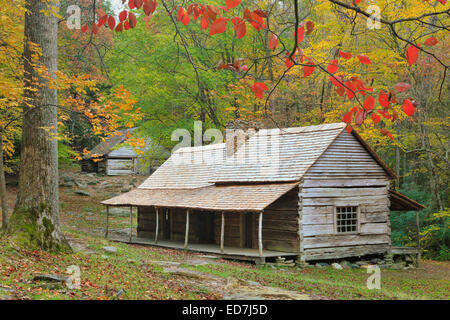 Noah "Knospe" Ogle Place, Great Smoky Mountains National Park, Tennessee, USA Stockfoto