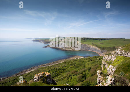 Chapmans Pool an der Küste Purbeck, Dorset UK Sommer 2014 Stockfoto