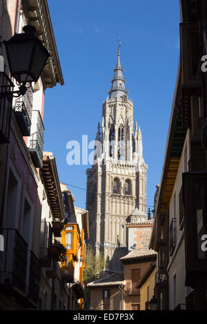 Toledo, Castilla-La Mancha, Spanien.  Der Primas-Kathedrale der Heiligen Maria von Toledo. Stockfoto
