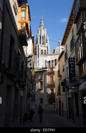 Toledo, Castilla-La Mancha, Spanien.  Der Primas-Kathedrale der Heiligen Maria von Toledo. Stockfoto