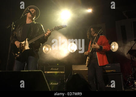 Die Libertines Höchstleistungen Barrowland Ballroom mit Glasgow: Pete Doherty, The Libertines Carl Barat Where: Glasgow, Schottland, Vereinigtes Königreich bei: 28. Juni 2014 Stockfoto