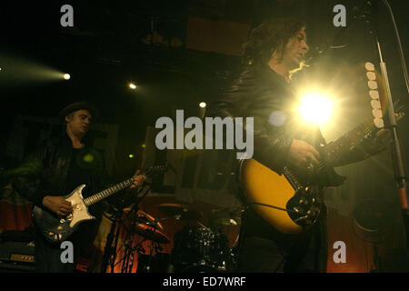 Die Libertines Höchstleistungen Barrowland Ballroom mit Glasgow: Pete Doherty, The Libertines Carl Barat Where: Glasgow, Schottland, Vereinigtes Königreich bei: 28. Juni 2014 Stockfoto