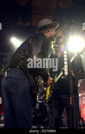 Die Libertines Höchstleistungen Barrowland Ballroom mit Glasgow: Pete Doherty, The Libertines Carl Barat Where: Glasgow, Schottland, Vereinigtes Königreich bei: 28. Juni 2014 Stockfoto