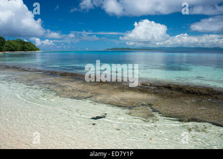 Melanesien, Provinz Makira-Ulawa, Salomon-Inseln, Insel Owaraha oder Owa Raha (früher bekannt als Santa Ana). Stockfoto