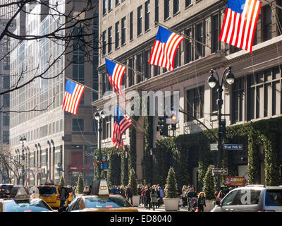 Herrn & Taylor Kaufhaus während der Ferienzeit, NYC Stockfoto