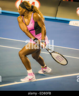 Serena Williams Tennisspieler Melbourne Australien öffnen Stockfoto