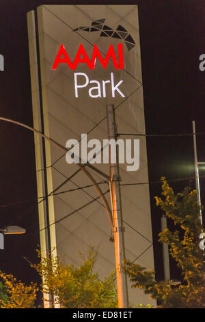 AAMI Park-Sport-Bereich Melbourne melden Stockfoto