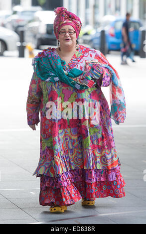 Ankünfte in den BBC-Studios Featuring: Camila Batmanghelidjh wo: London, Vereinigtes Königreich bei: 29. Juni 2014 Stockfoto