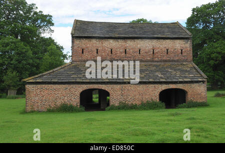 Hirschhaus bei Dunham Massey, in der Nähe von Manchester, in der Grafschaft Cheshire, North West England, UK Stockfoto