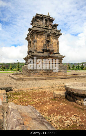 Dieng Tempel Arjuna komplexe Plateau Nationalpark Wonosobo Zentral-Java Indonesien. Stockfoto