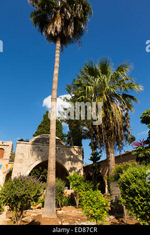 Innenhof des Klosters Ayia Napa, Zypern Stockfoto