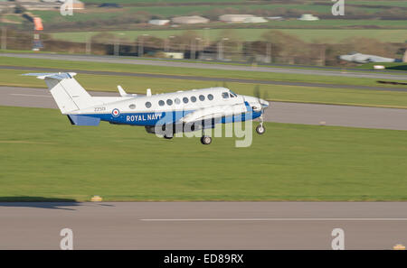 King Air Avenger Flugzeuge von 750 Squadron RNAS Culdrose Stockfoto