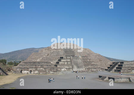 Mexiko, Estado de México, Teotihuacan, Pyramide des Mondes Stockfoto