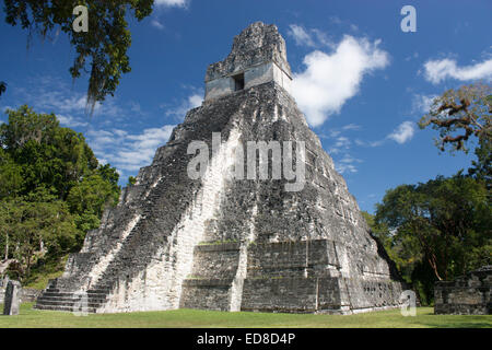 Guatemala, Petén Provinz, Tikal National Park, Tempel ich Stockfoto