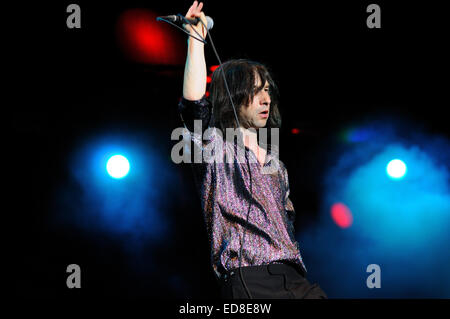 BENICASIM, Spanien - Juli 19: Primal Scream Band konzertante Aufführung beim FIB (Festival Internacional de Benicassim) 2013 Festival. Stockfoto