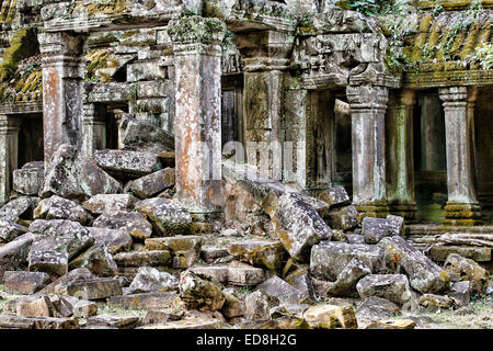 Ta Prohm Tempel, Angkor, Kambodscha Stockfoto