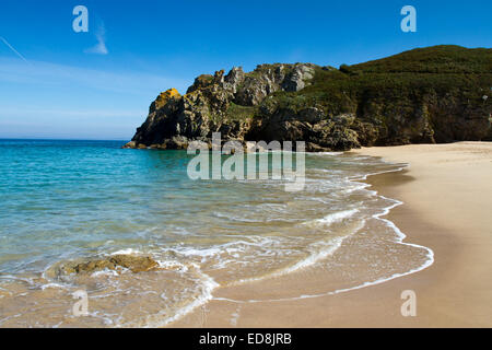 Pors Peron Strand am Cap Sizun im Finistère in der westlichen Bretagne Stockfoto