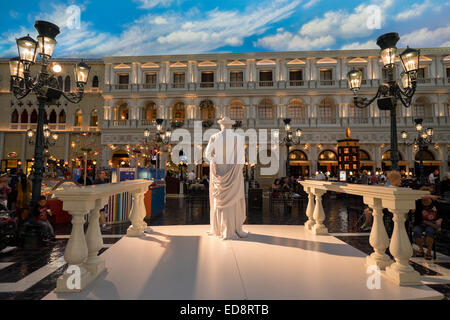 Das Venetian Hotel in Las Vegas. Stockfoto