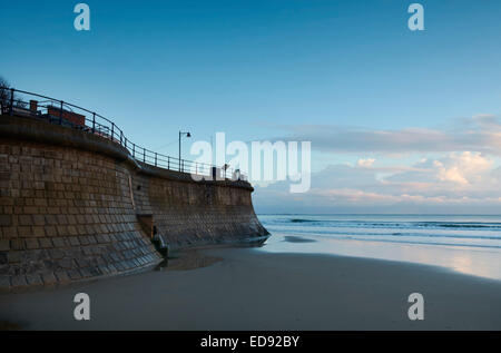 Sonnenaufgang am Strand von Filey Bay - Yorkshire, England, UK Stockfoto