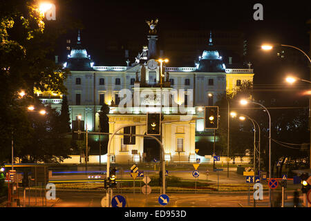 Die Branicki Palast und Park in Bialystok, Polen. Stockfoto