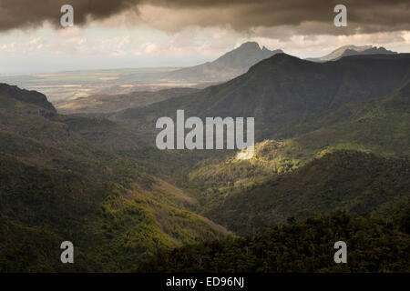 Mauritius, Chamarel, Black River Gorges National Park aus Sicht Stockfoto