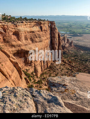 Buchen Sie Klippen Blick in Colorado National Monument. Colorado. USA Stockfoto