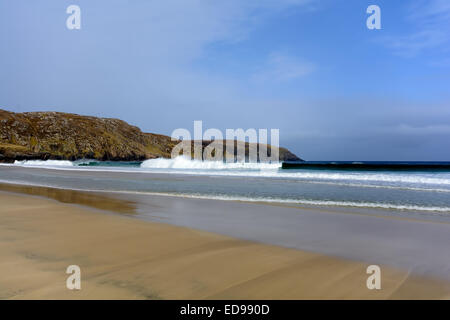 Isle of Lewis, Insel Harris, Berneray, Northa und South Uist, Eriskay, Barra und Vatersay Stockfoto