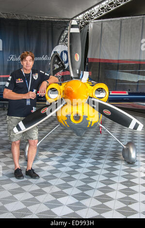 Kirby Chambliss ist einer der konsequentesten erfolgreichen Piloten in der Geschichte der Red Bull Air Race mit zwei World champs Stockfoto