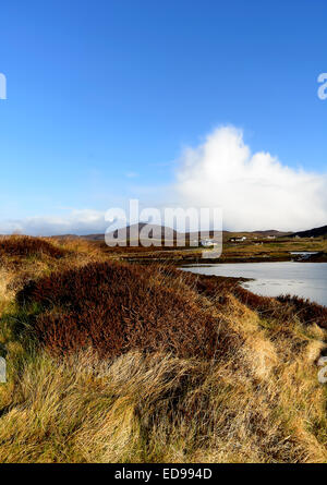 Isle of Lewis, Insel Harris, Berneray, Northa und South Uist, Eriskay, Barra und Vatersay Stockfoto