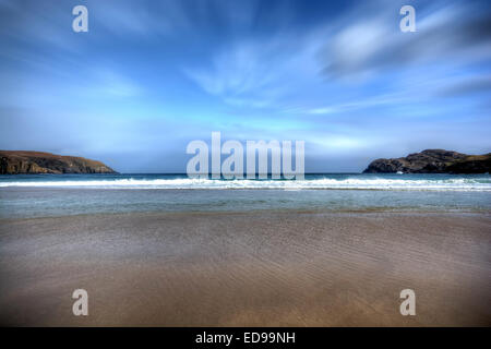 Isle of Lewis, Insel Harris, Berneray, Northa und South Uist, Eriskay, Barra und Vatersay Stockfoto