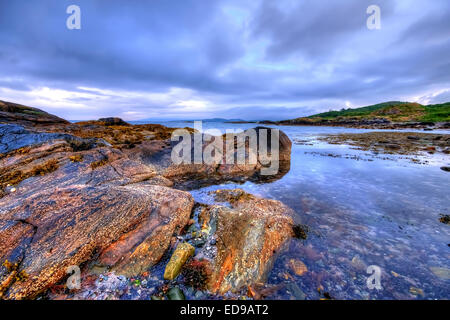 Die Kintyre Küste an der Westküste von Schottland Stockfoto