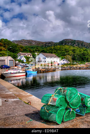 Gairloch an der Nordwest Küste von Schottland. Stockfoto