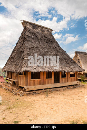 Wologai traditionelles Dorf der Insel Flores, Indonesien. Stockfoto